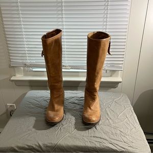 9 and 1/2 Tan Boots